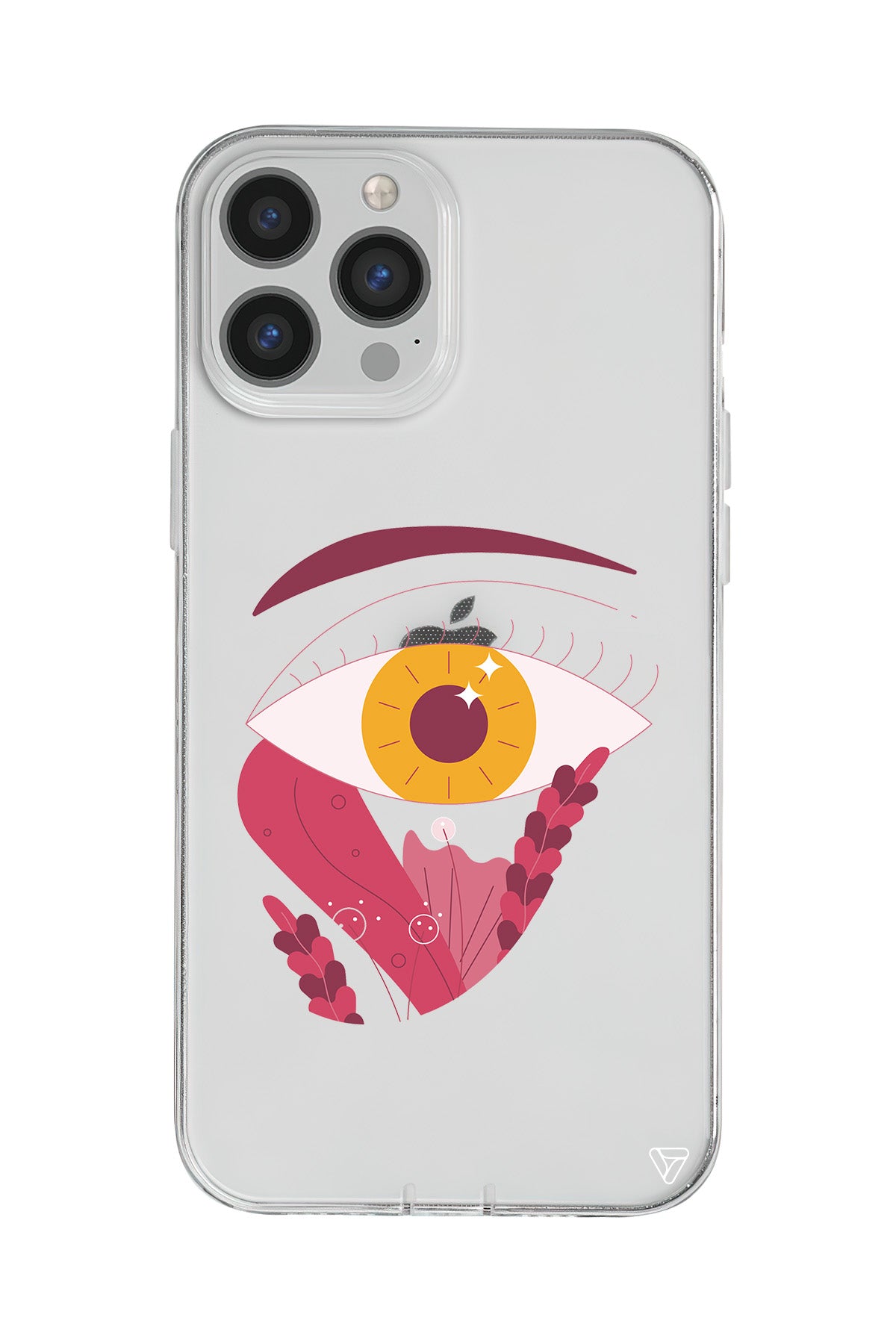 Sarı Göz Lansman Model İçi Kadife Silikon Telefon Kılıfı