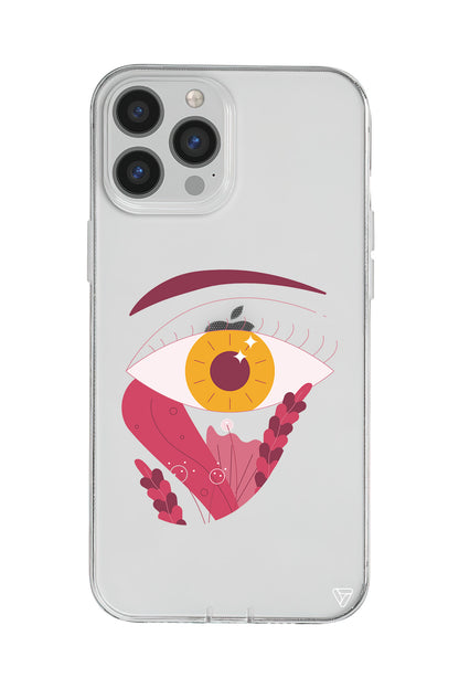 Sarı Göz Lansman Model İçi Kadife Silikon Telefon Kılıfı