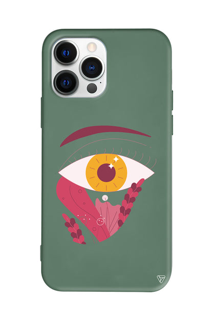 Sarı Göz Lansman Model İçi Kadife Silikon Telefon Kılıfı