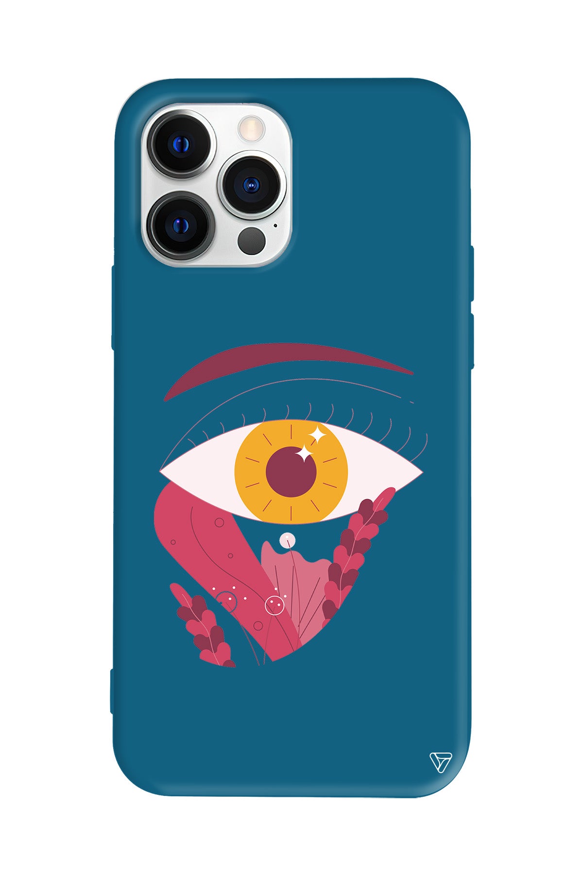 Sarı Göz Lansman Model İçi Kadife Silikon Telefon Kılıfı