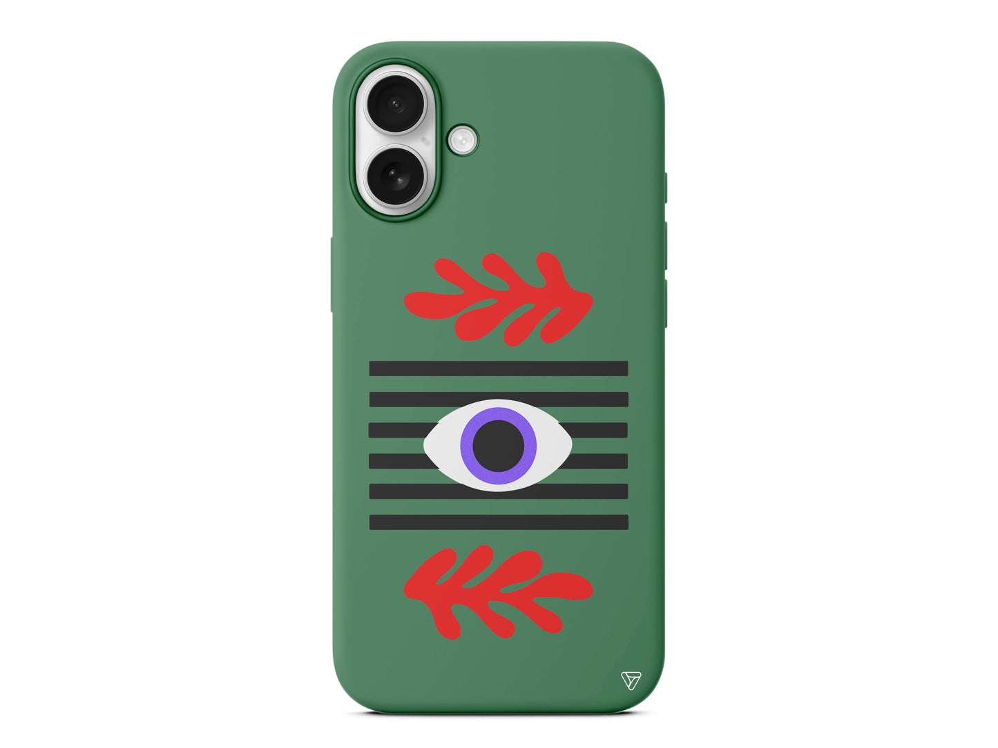 Mor Göz Lansman Model İçi Kadife Silikon Telefon Kılıfı