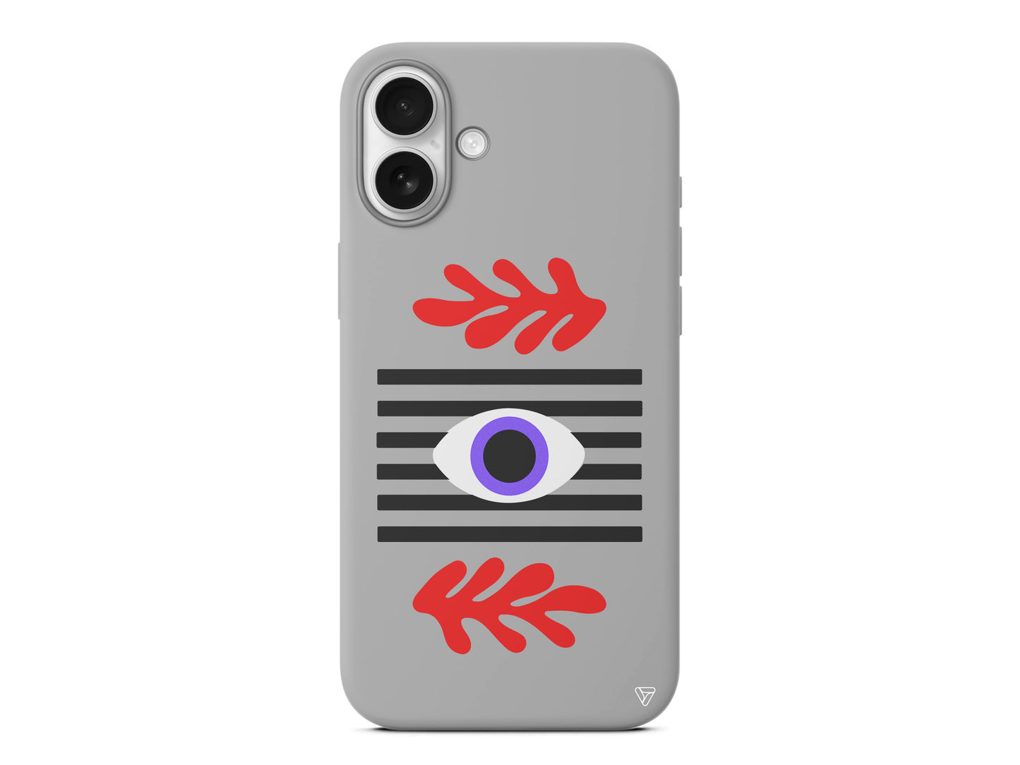 Mor Göz Lansman Model İçi Kadife Silikon Telefon Kılıfı