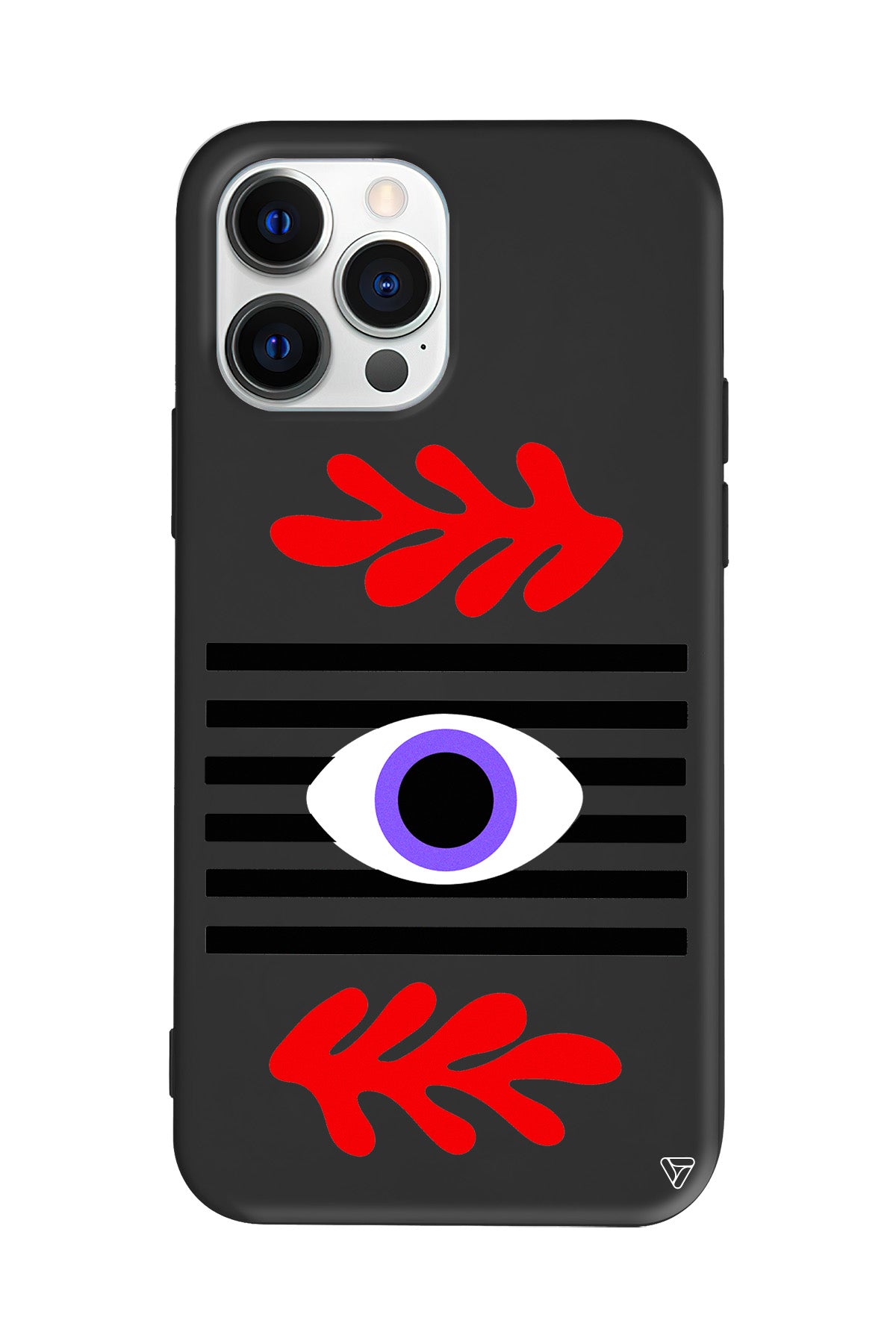 Mor Göz Lansman Model İçi Kadife Silikon Telefon Kılıfı