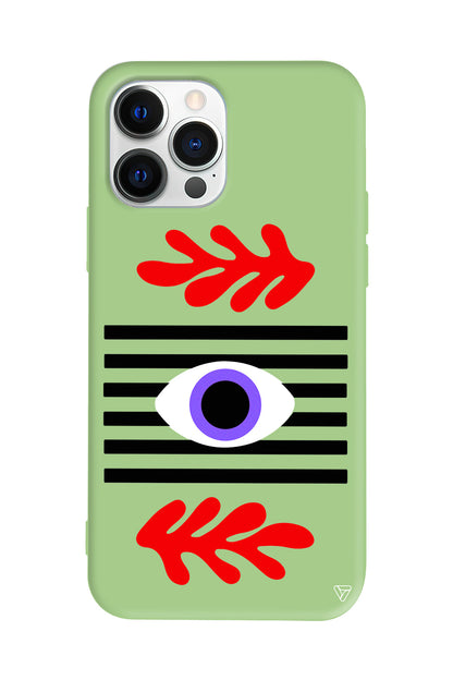 Mor Göz Lansman Model İçi Kadife Silikon Telefon Kılıfı