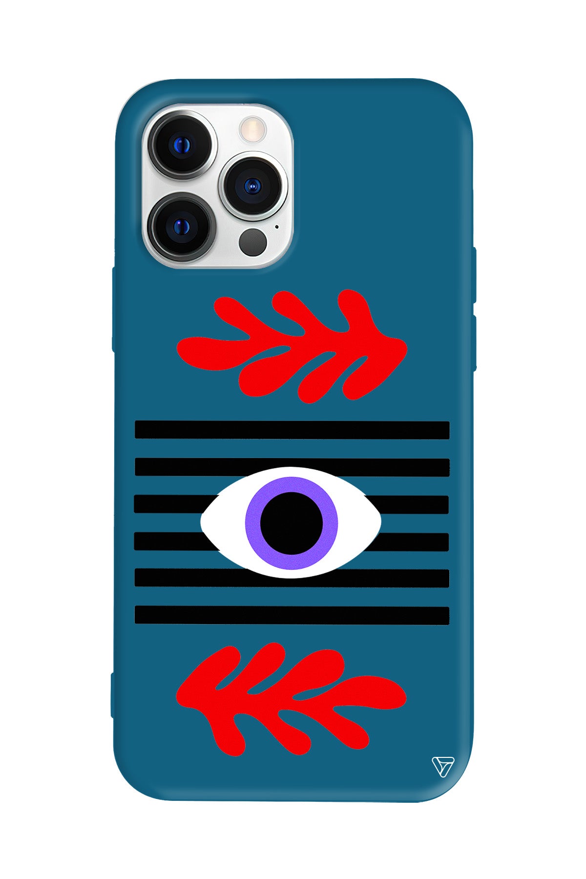 Mor Göz Lansman Model İçi Kadife Silikon Telefon Kılıfı