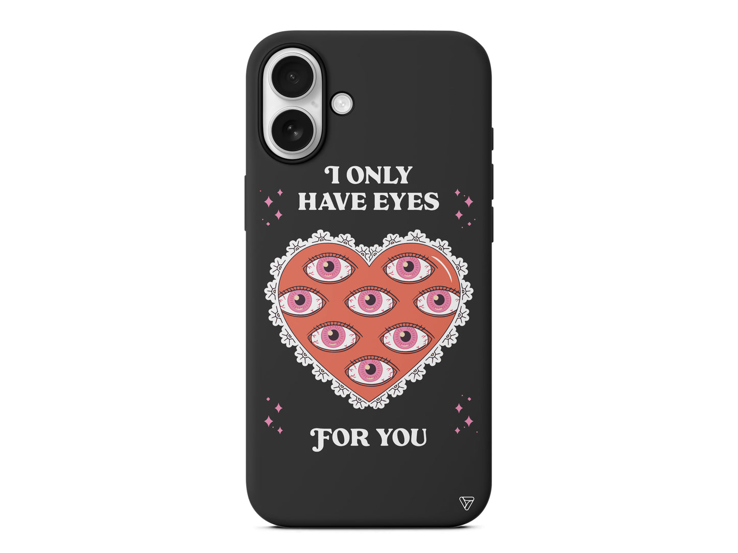 Only Have Eyes Lansman Model İçi Kadife Silikon Telefon Kılıfı – Plus Serisine Özel