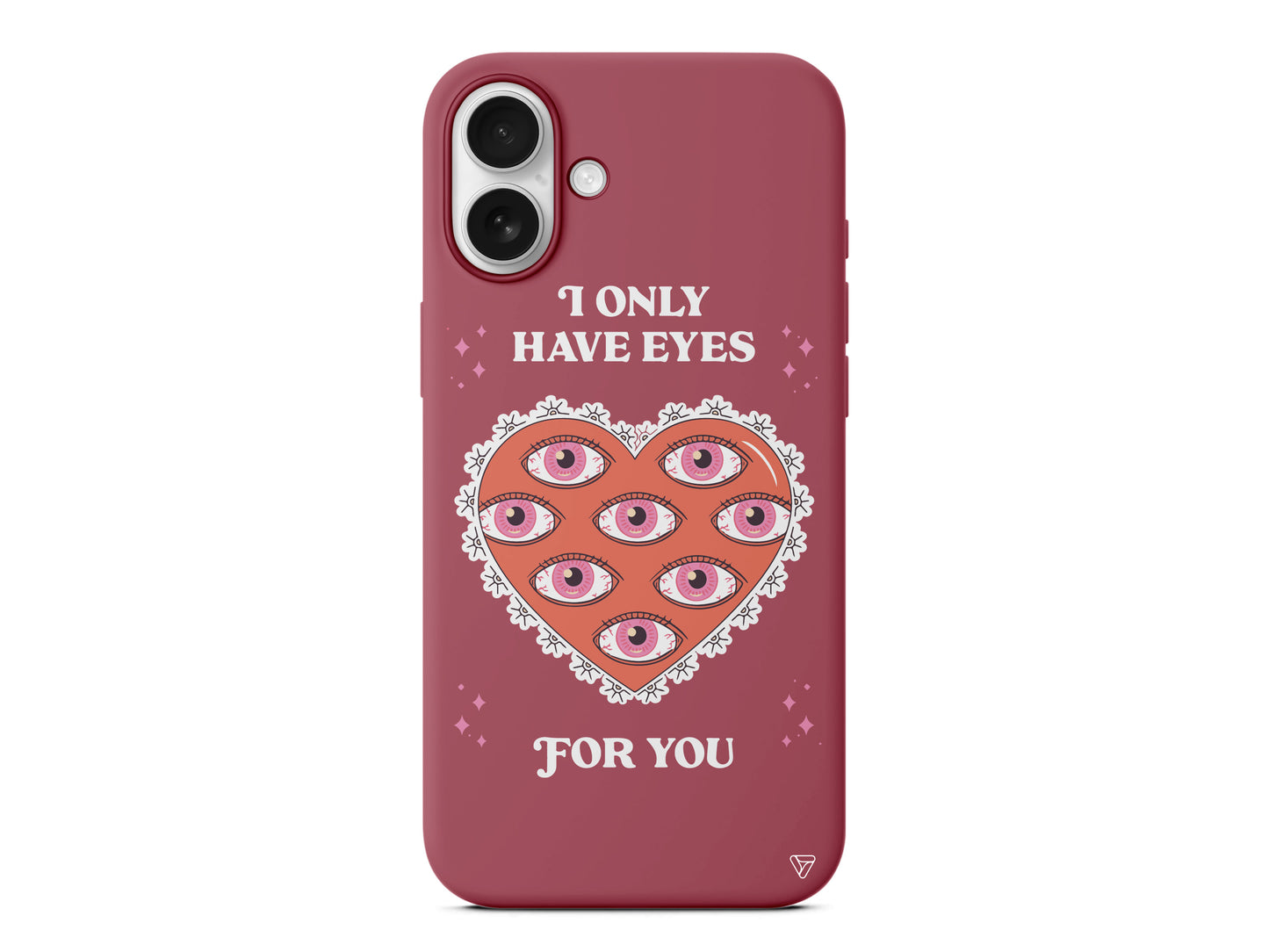 Only Have Eyes Lansman Model İçi Kadife Silikon Telefon Kılıfı – Plus Serisine Özel