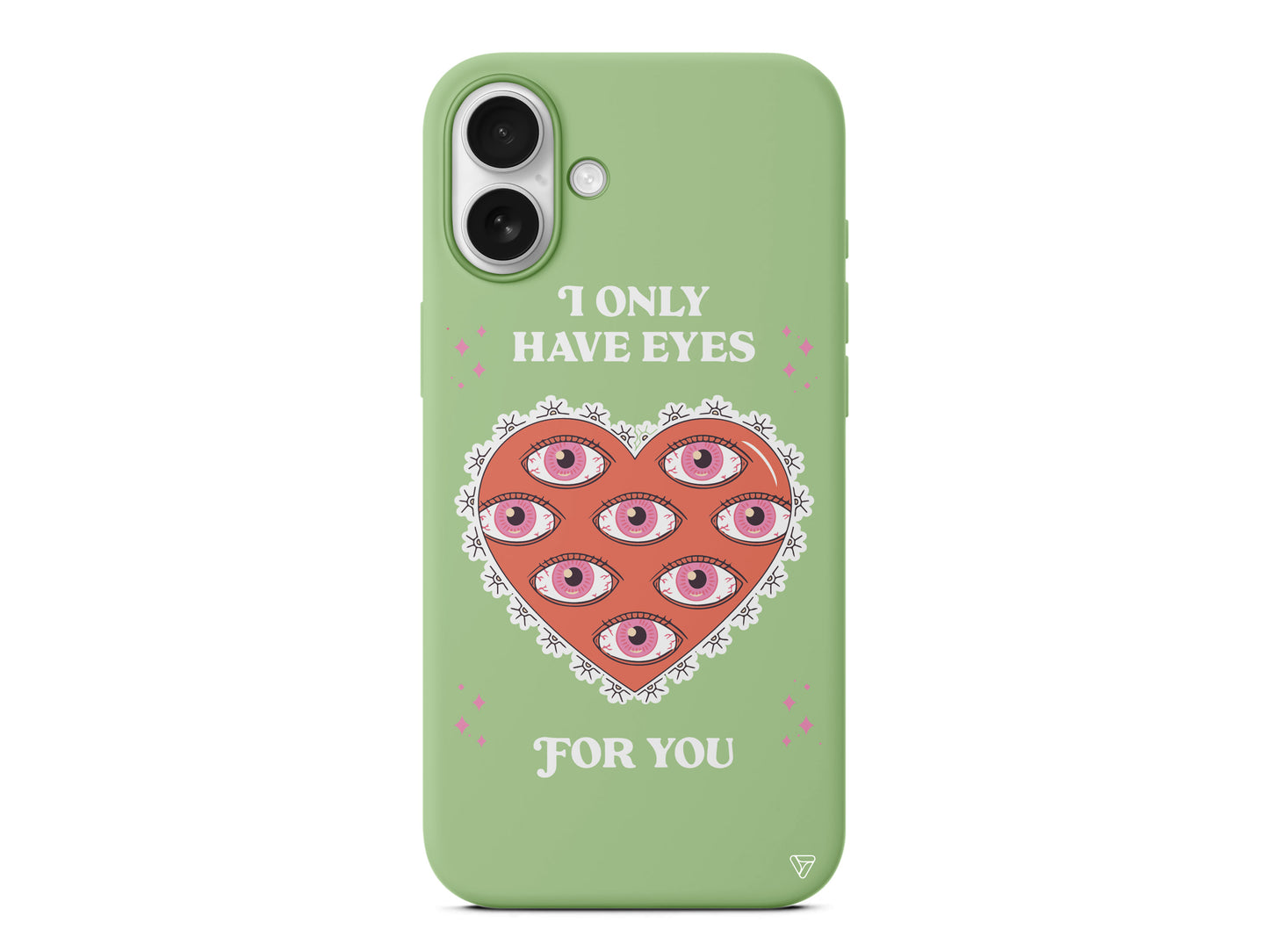 Only Have Eyes Lansman Model İçi Kadife Silikon Telefon Kılıfı – Plus Serisine Özel