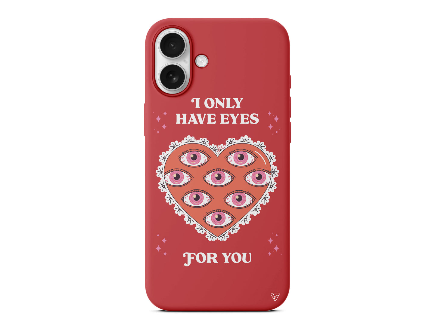 Only Have Eyes Lansman Model İçi Kadife Silikon Telefon Kılıfı – Plus Serisine Özel