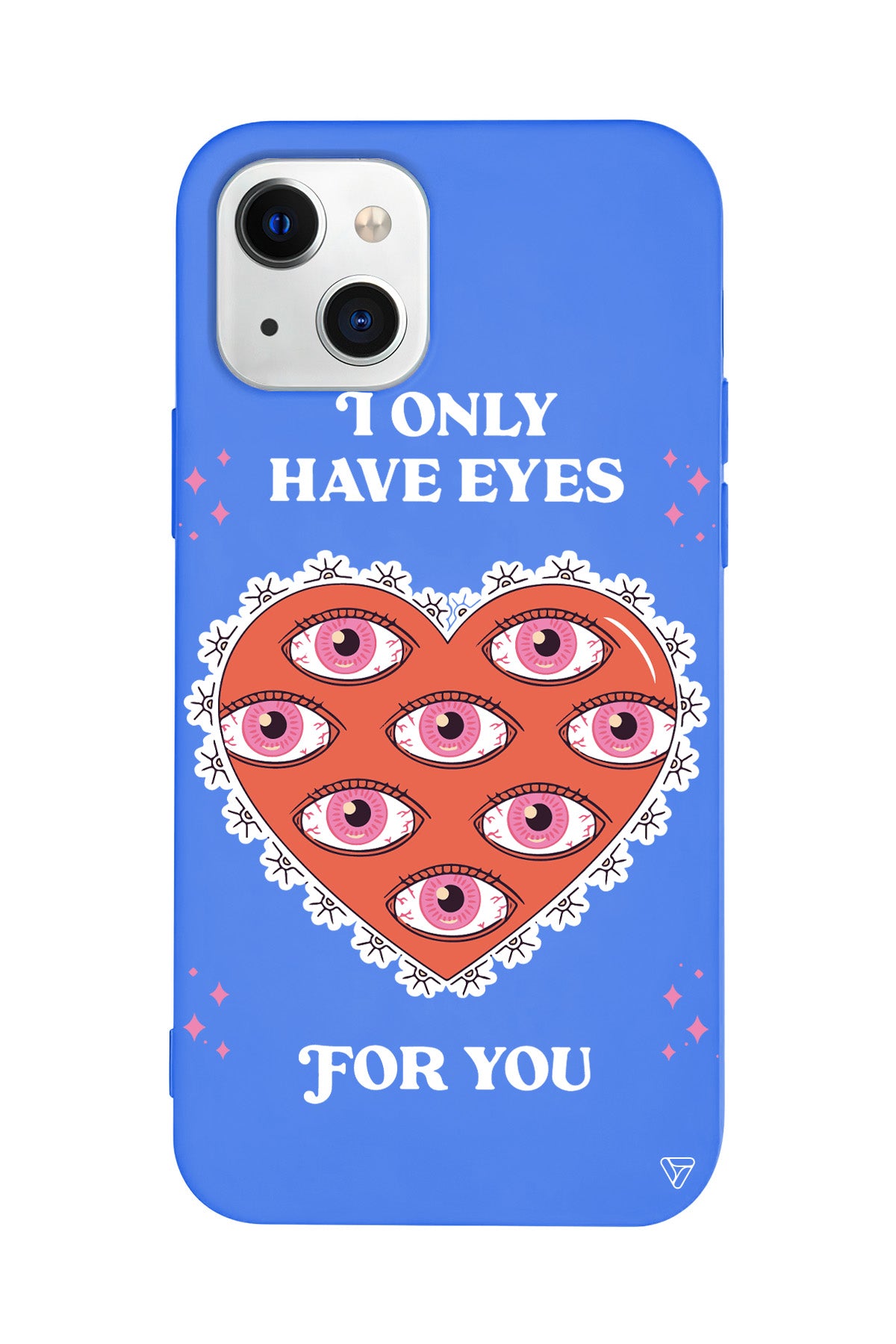 Only Have Eyes Lansman Model İçi Kadife Silikon Telefon Kılıfı – Plus Serisine Özel