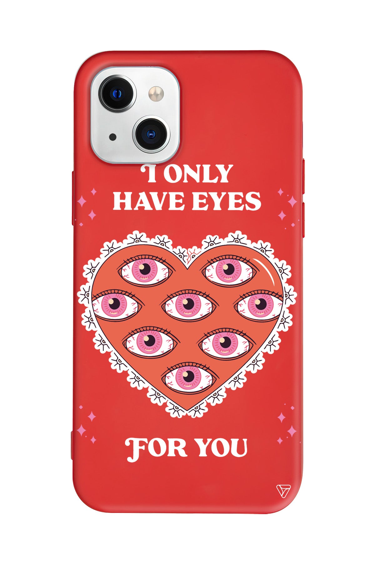 Only Have Eyes Lansman Model İçi Kadife Silikon Telefon Kılıfı – Plus Serisine Özel