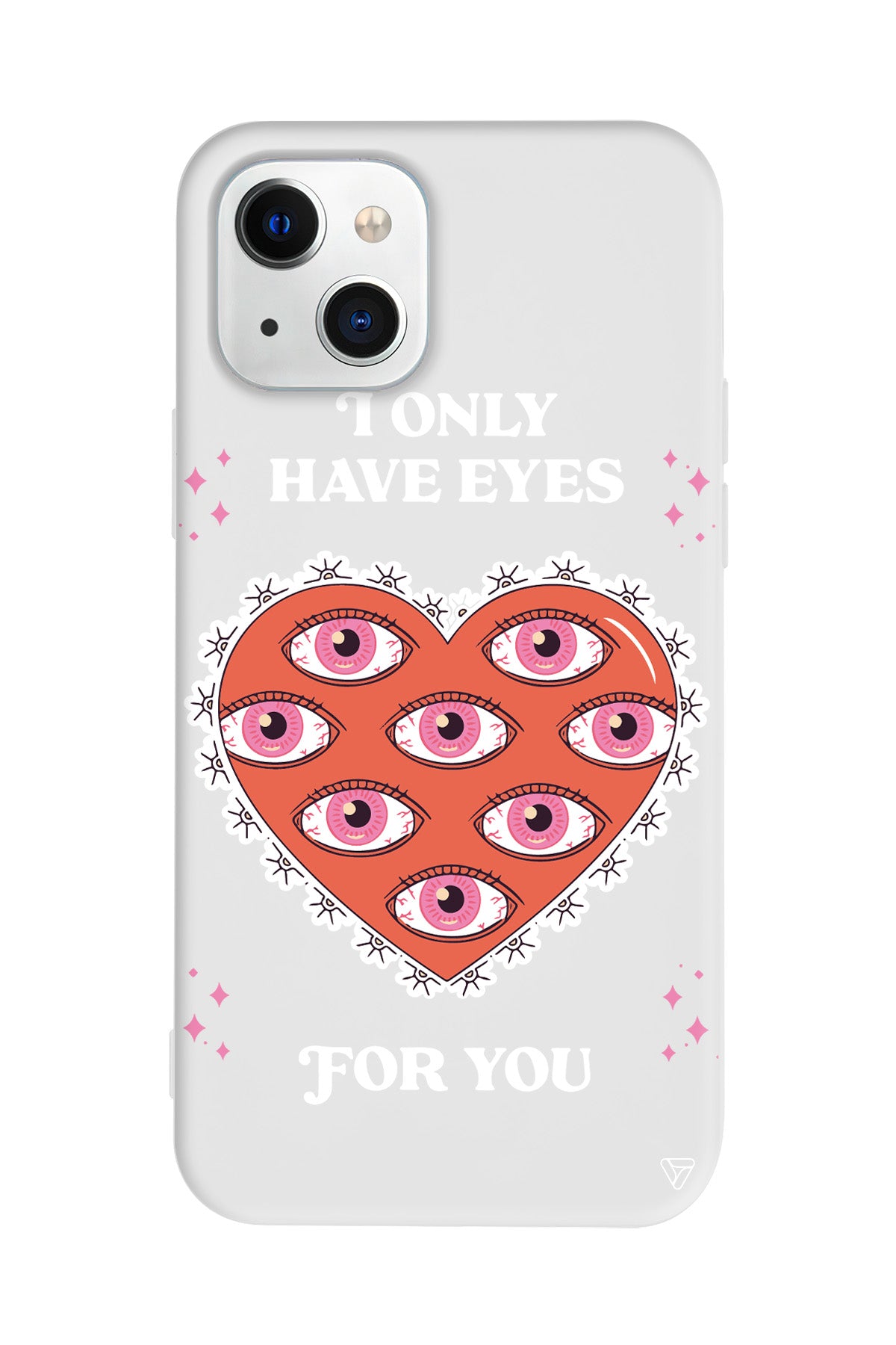 Only Have Eyes Lansman Model İçi Kadife Silikon Telefon Kılıfı – Plus Serisine Özel