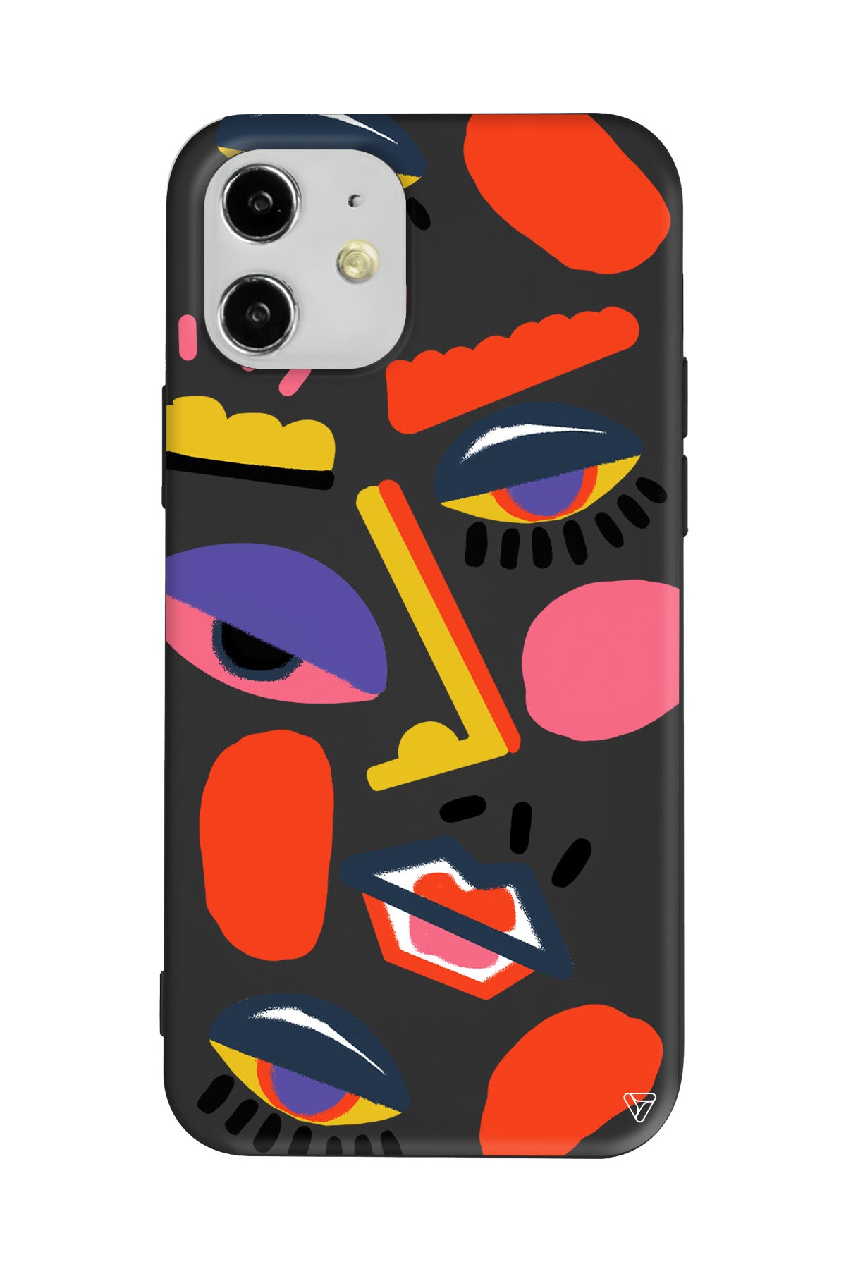 Sürreal Lansman Model İçi Kadife Silikon Telefon Kılıfı