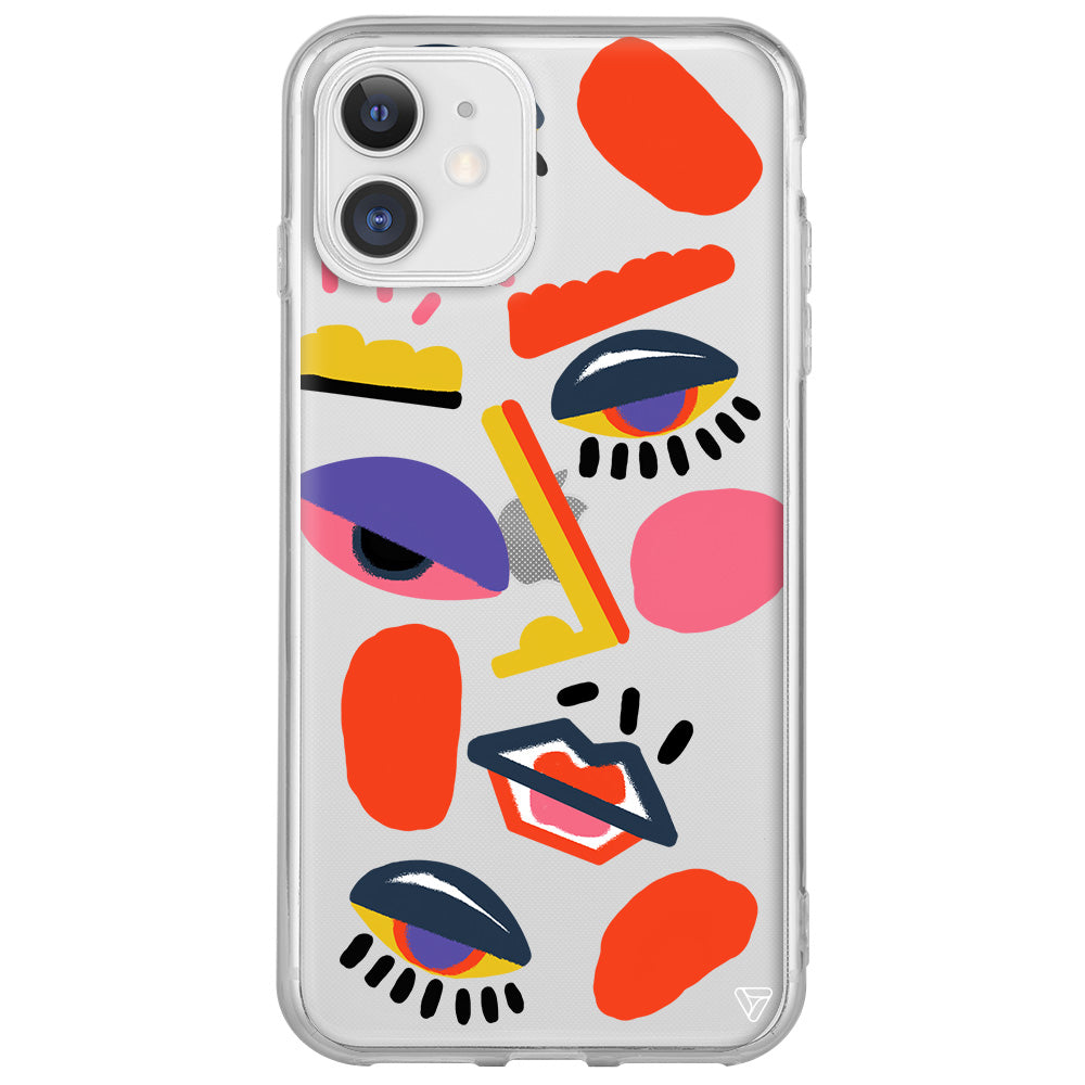 Sürreal Lansman Model İçi Kadife Silikon Telefon Kılıfı