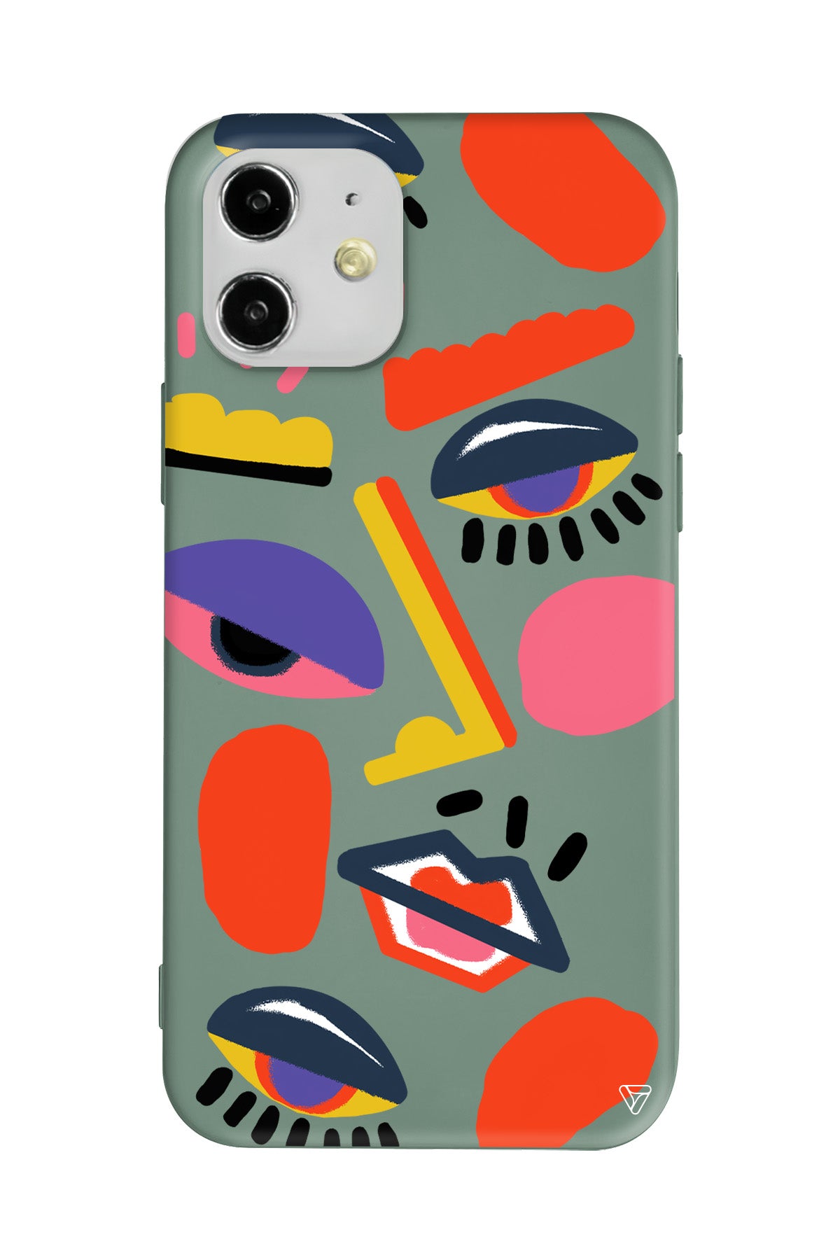 Sürreal Lansman Model İçi Kadife Silikon Telefon Kılıfı