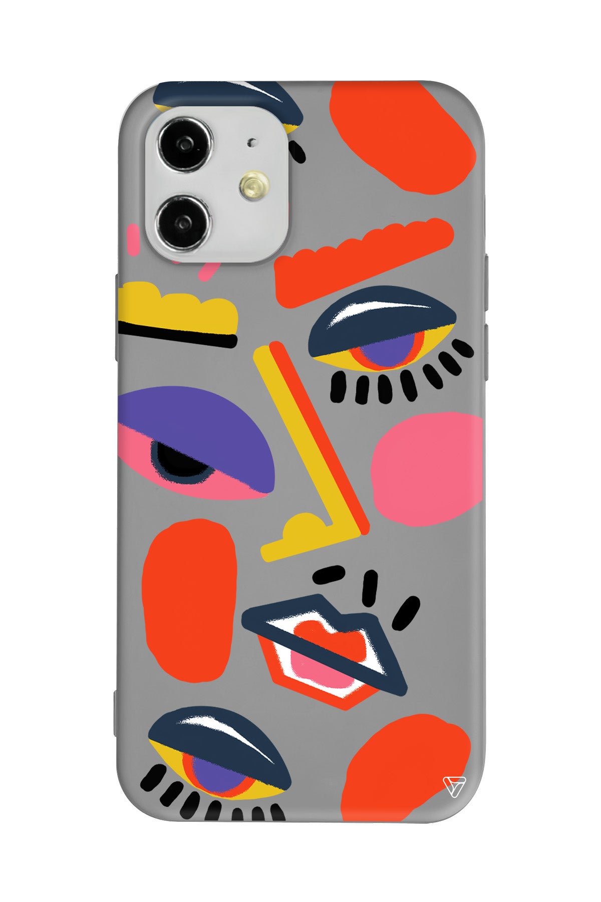 Sürreal Lansman Model İçi Kadife Silikon Telefon Kılıfı