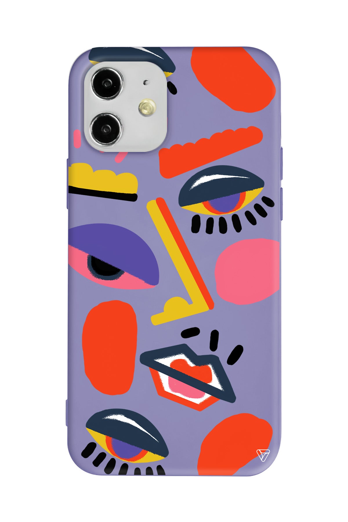 Sürreal Lansman Model İçi Kadife Silikon Telefon Kılıfı