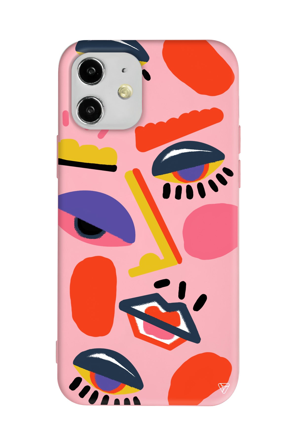 Sürreal Lansman Model İçi Kadife Silikon Telefon Kılıfı