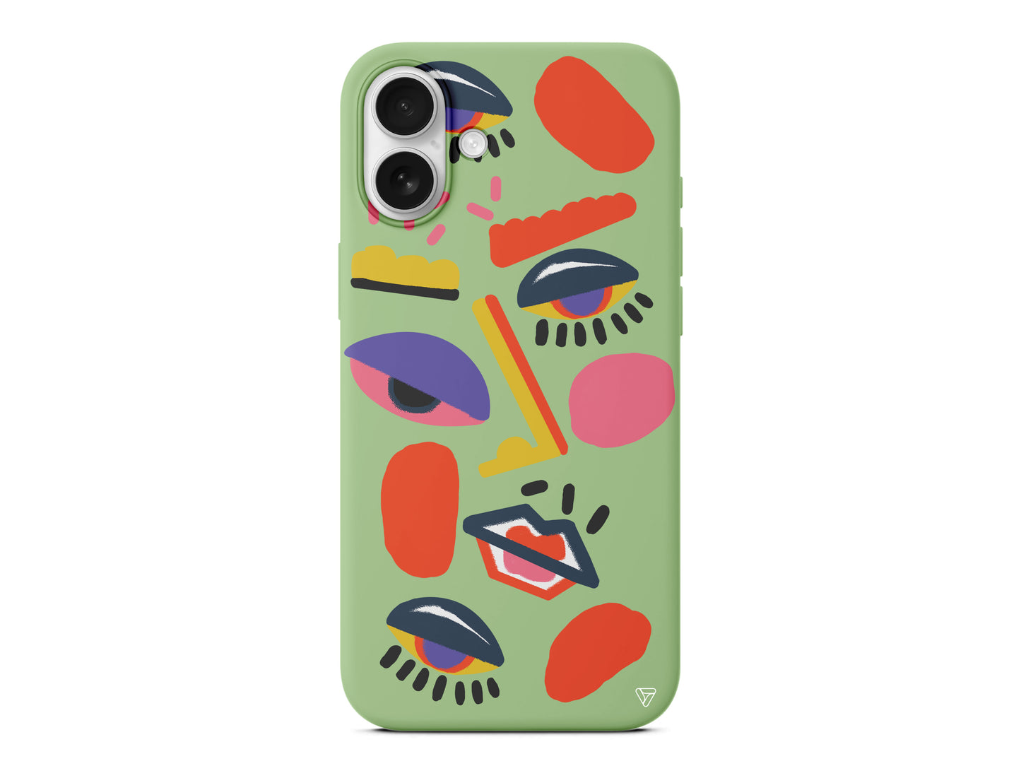 Sürreal Lansman Model İçi Kadife Silikon Telefon Kılıfı