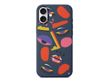 Sürreal Lansman Model İçi Kadife Silikon Telefon Kılıfı