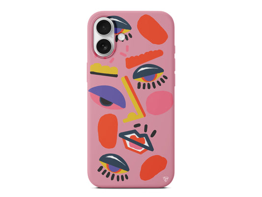 Sürreal Lansman Model İçi Kadife Silikon Telefon Kılıfı – Plus Serisine Özel