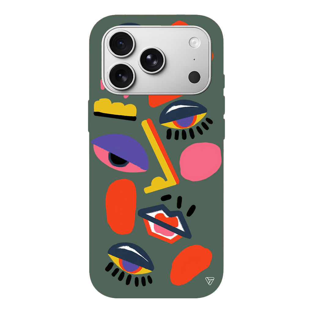 Sürreal Lansman Model İçi Kadife Silikon Telefon Kılıfı