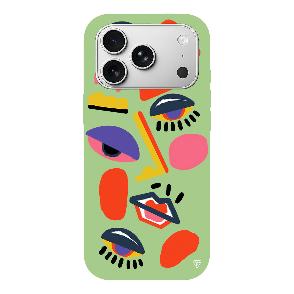 Sürreal Lansman Model İçi Kadife Silikon Telefon Kılıfı