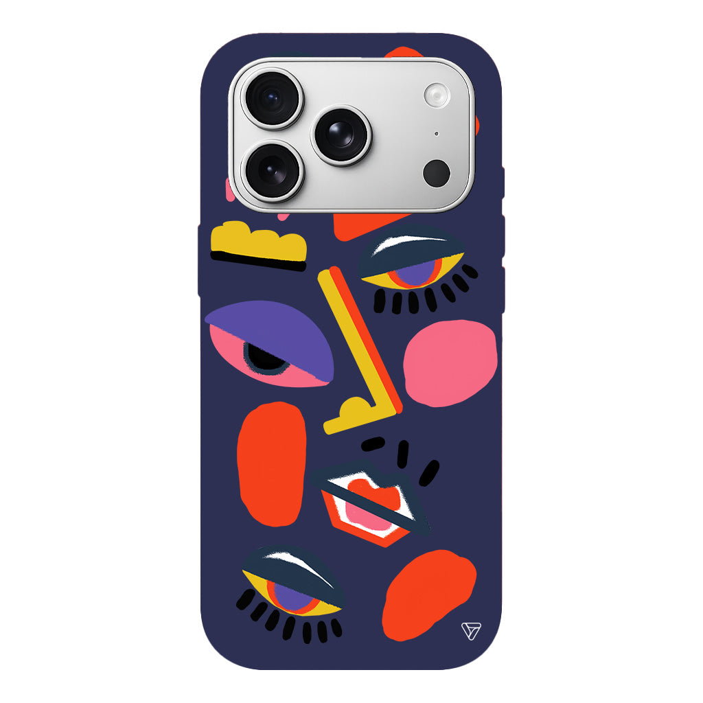 Sürreal Lansman Model İçi Kadife Silikon Telefon Kılıfı