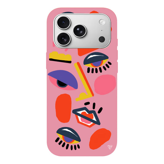 Sürreal Lansman Model İçi Kadife Silikon Telefon Kılıfı