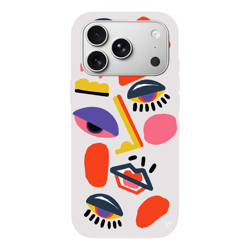 Sürreal Lansman Model İçi Kadife Silikon Telefon Kılıfı