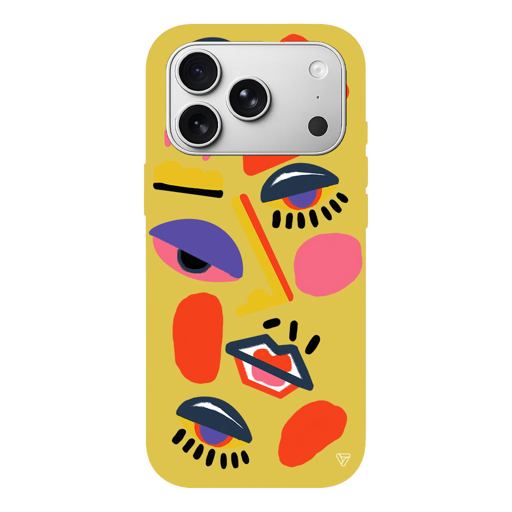 Sürreal Lansman Model İçi Kadife Silikon Telefon Kılıfı