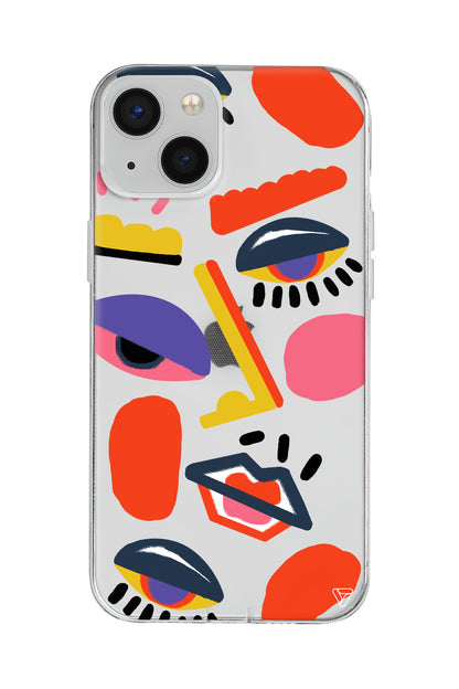 Sürreal Lansman Model İçi Kadife Silikon Telefon Kılıfı