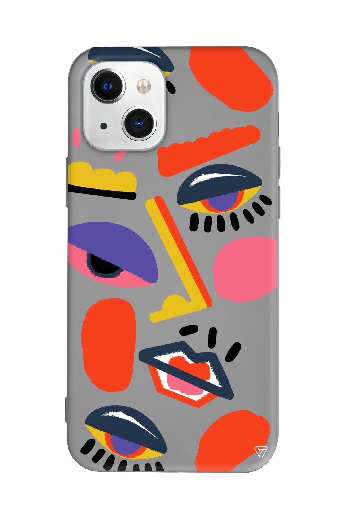 Sürreal Lansman Model İçi Kadife Silikon Telefon Kılıfı