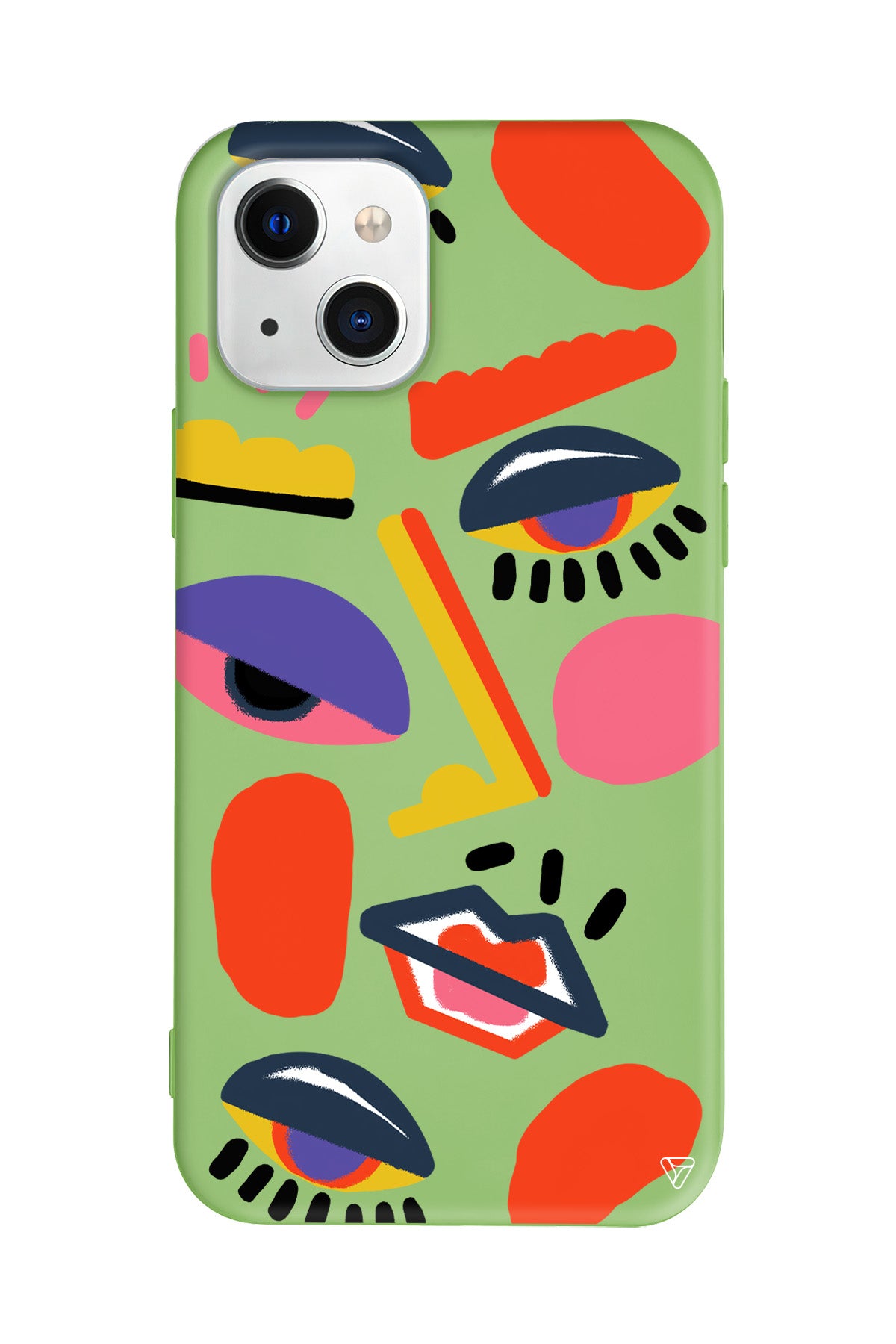 Sürreal Lansman Model İçi Kadife Silikon Telefon Kılıfı