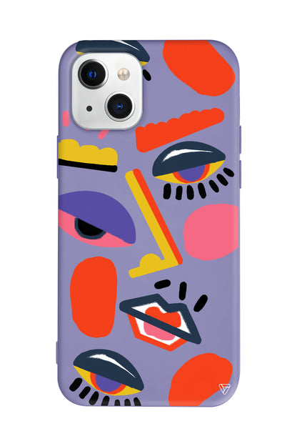 Sürreal Lansman Model İçi Kadife Silikon Telefon Kılıfı – Plus Serisine Özel