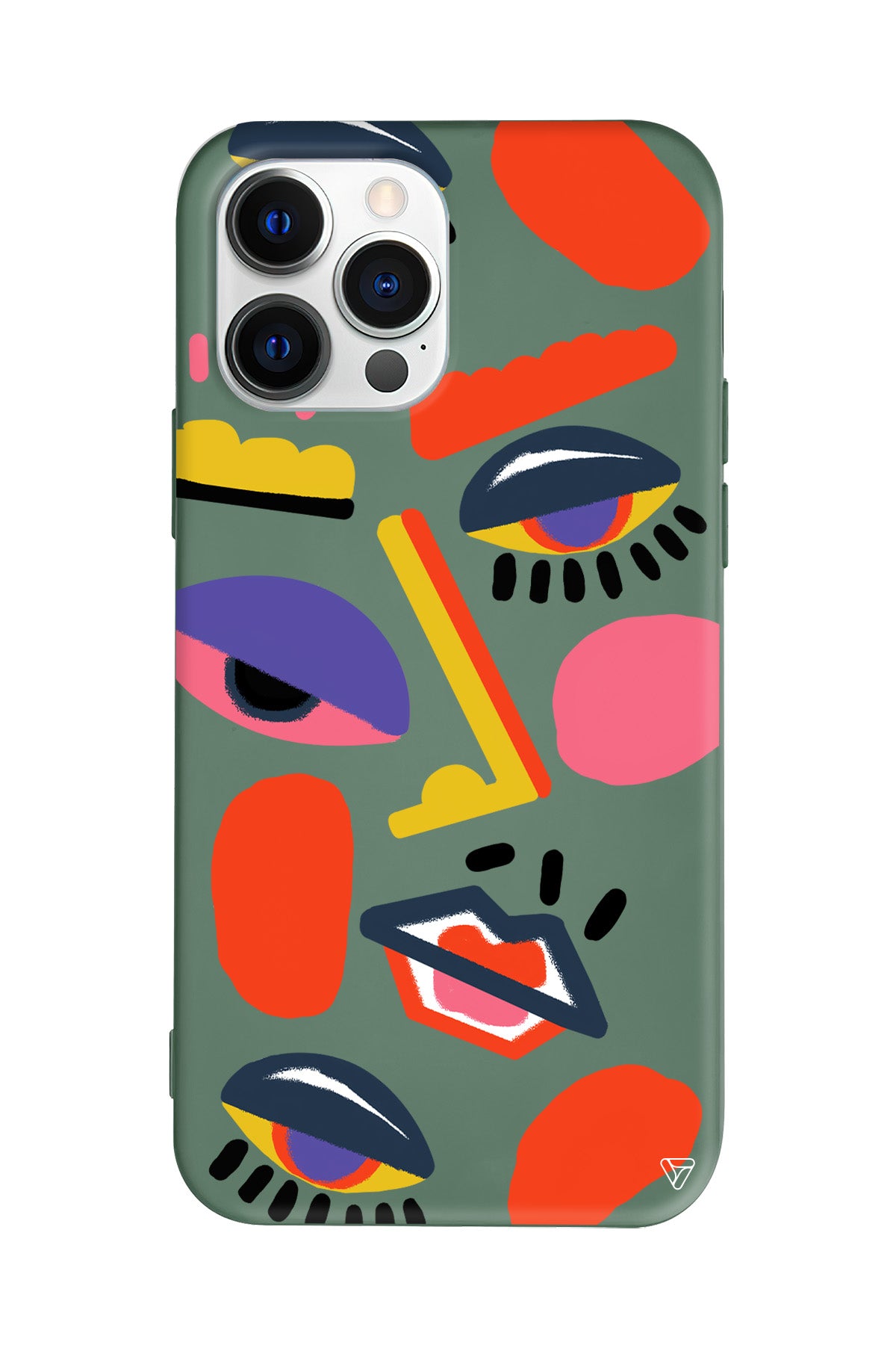 Sürreal Lansman Model İçi Kadife Silikon Telefon Kılıfı