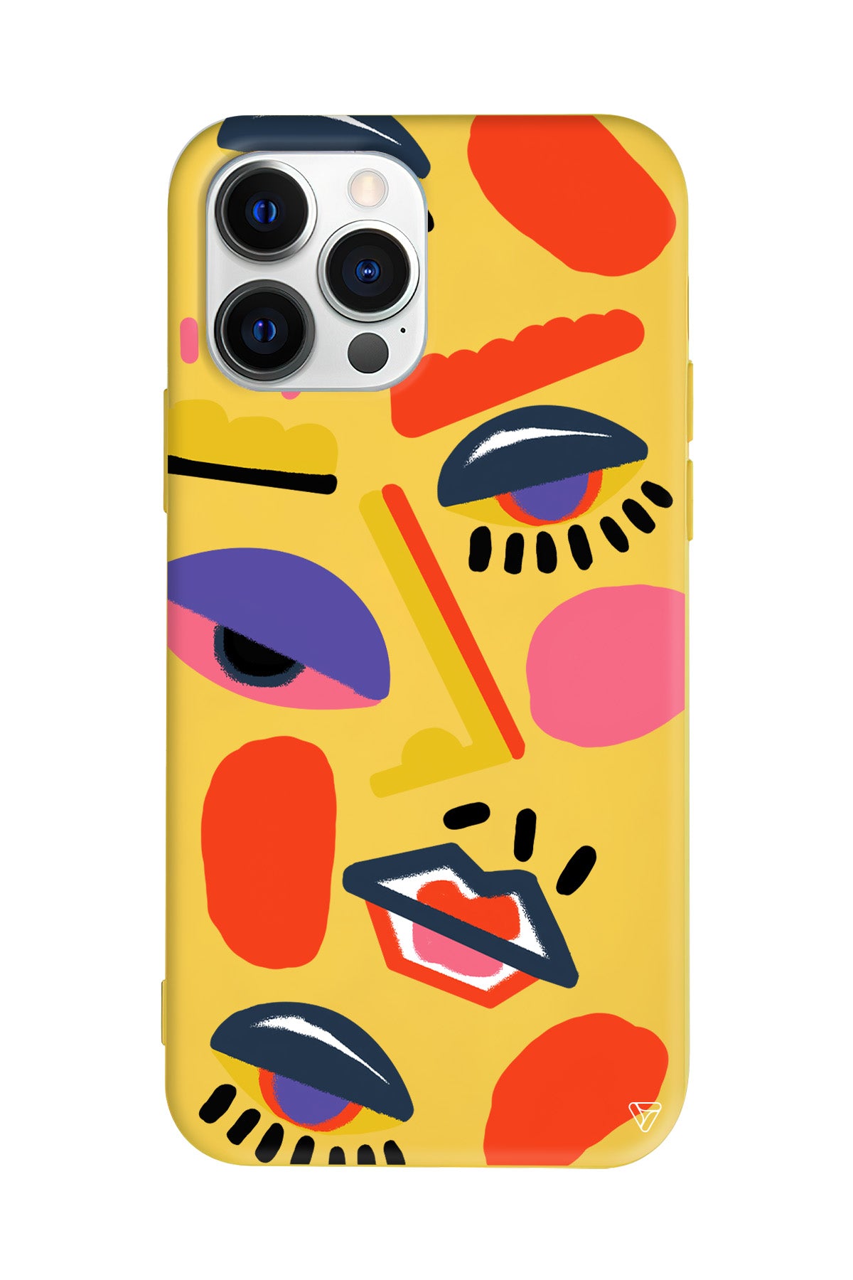 Sürreal Lansman Model İçi Kadife Silikon Telefon Kılıfı