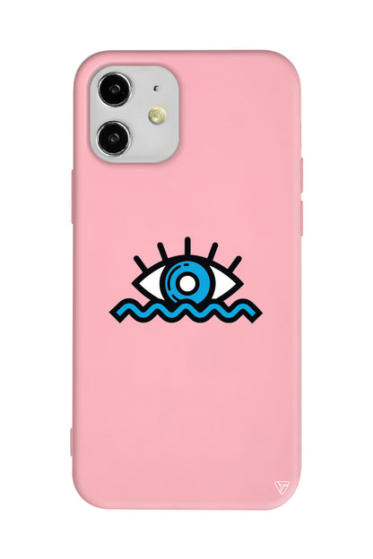 Denizci Gözü Lansman Model İçi Kadife Silikon Telefon Kılıfı