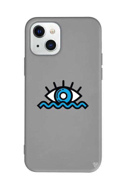 Denizci Gözü Lansman Model İçi Kadife Silikon Telefon Kılıfı