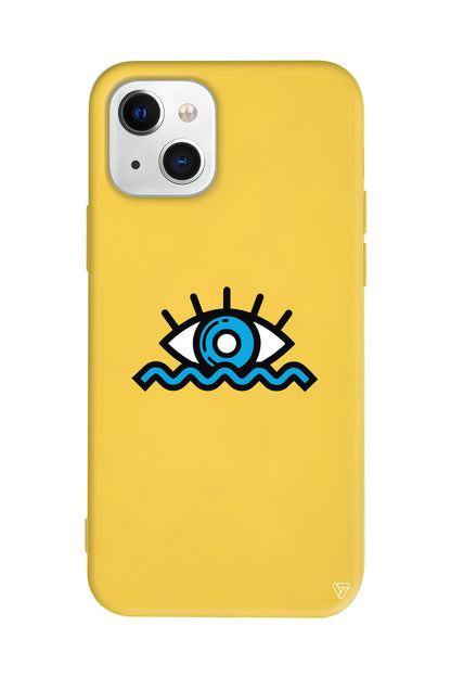 Denizci Gözü Lansman Model İçi Kadife Silikon Telefon Kılıfı