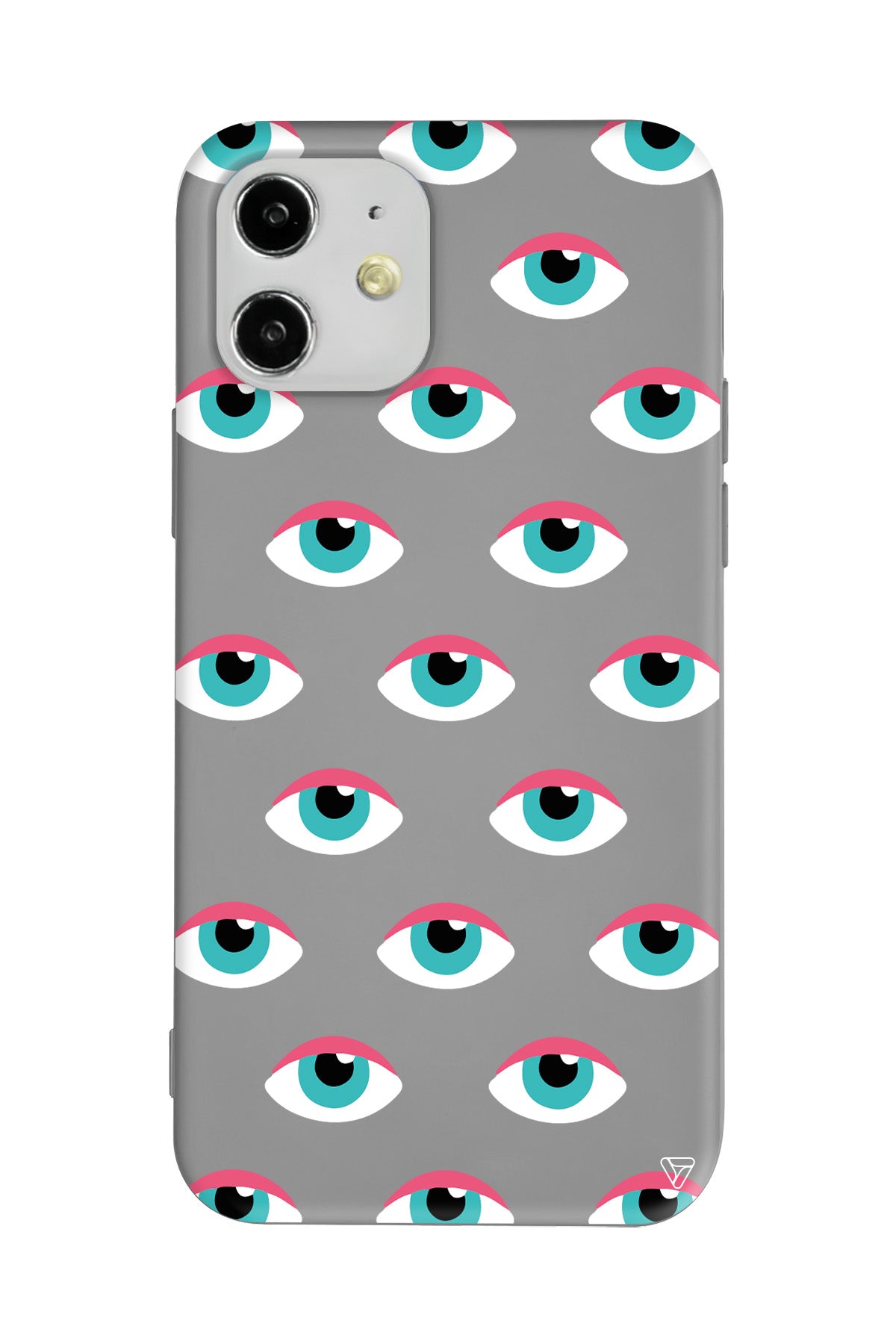 Sadece Gözler Lansman Model İçi Kadife Silikon Telefon Kılıfı