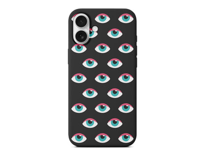 Sadece Gözler Lansman Model İçi Kadife Silikon Telefon Kılıfı – Plus Serisine Özel