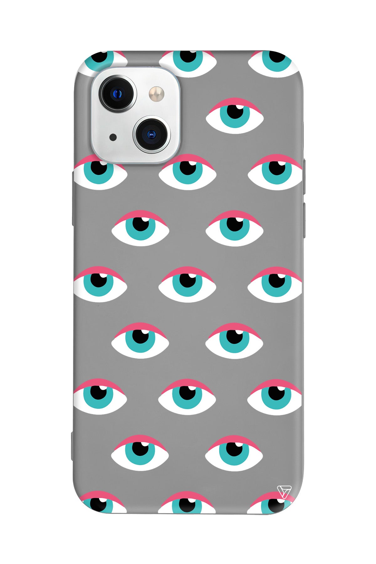 Sadece Gözler Lansman Model İçi Kadife Silikon Telefon Kılıfı