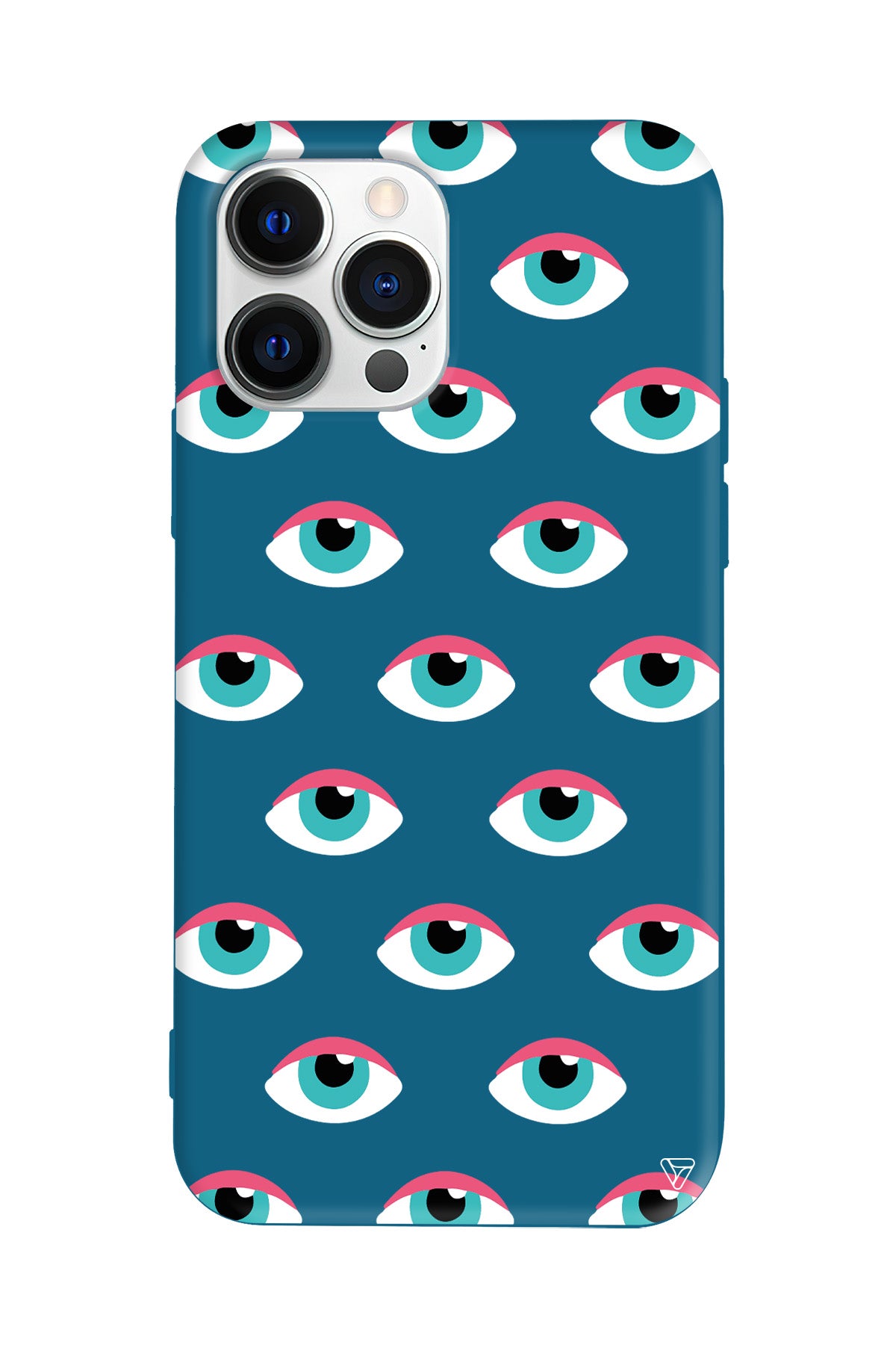 Sadece Gözler Lansman Model İçi Kadife Silikon Telefon Kılıfı