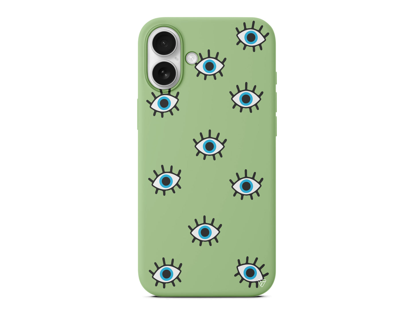 Nazar Gözler Lansman Model İçi Kadife Silikon Telefon Kılıfı