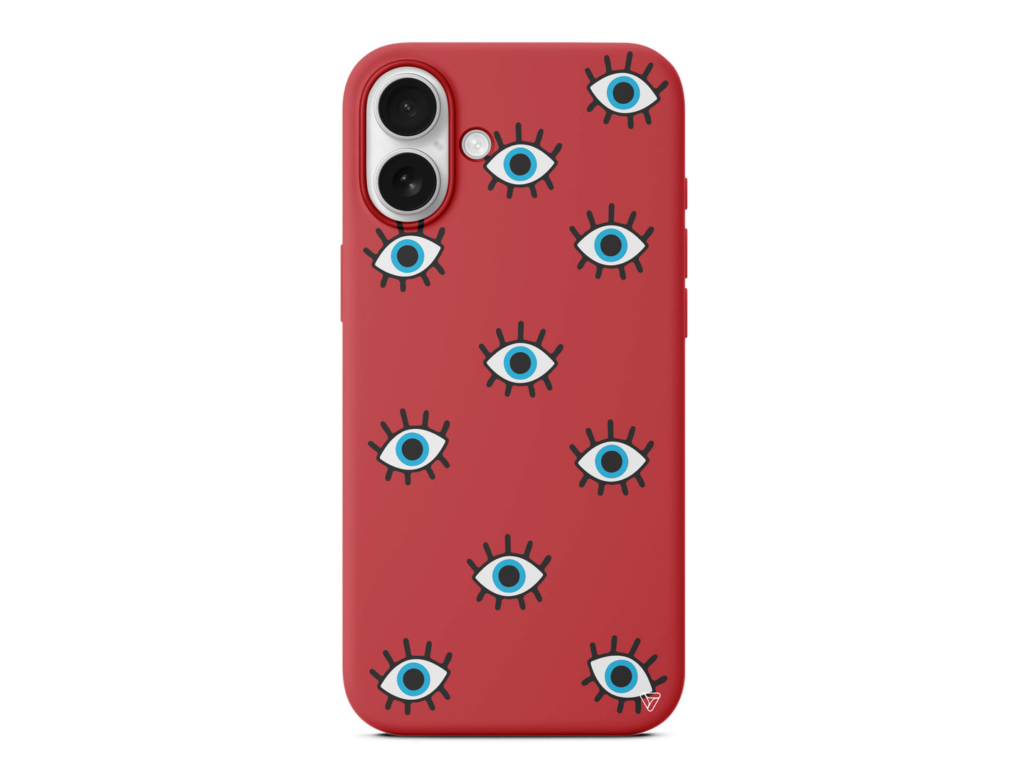 Nazar Gözler Lansman Model İçi Kadife Silikon Telefon Kılıfı – Plus Serisine Özel