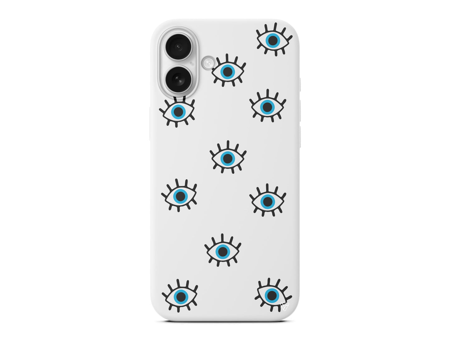 Nazar Gözler Lansman Model İçi Kadife Silikon Telefon Kılıfı – Plus Serisine Özel