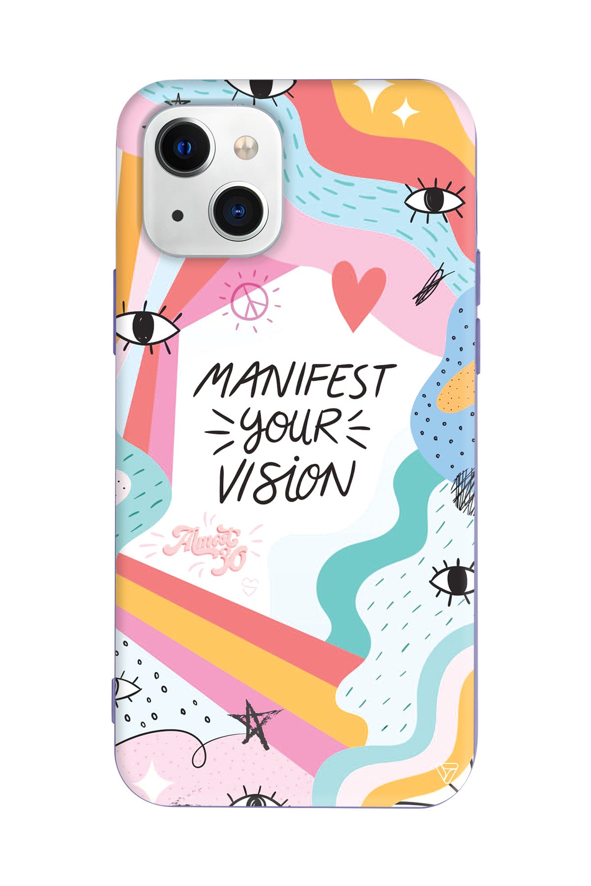 Manifest Your Vision Lansman Model İçi Kadife Silikon Telefon Kılıfı – Plus Serisine Özel