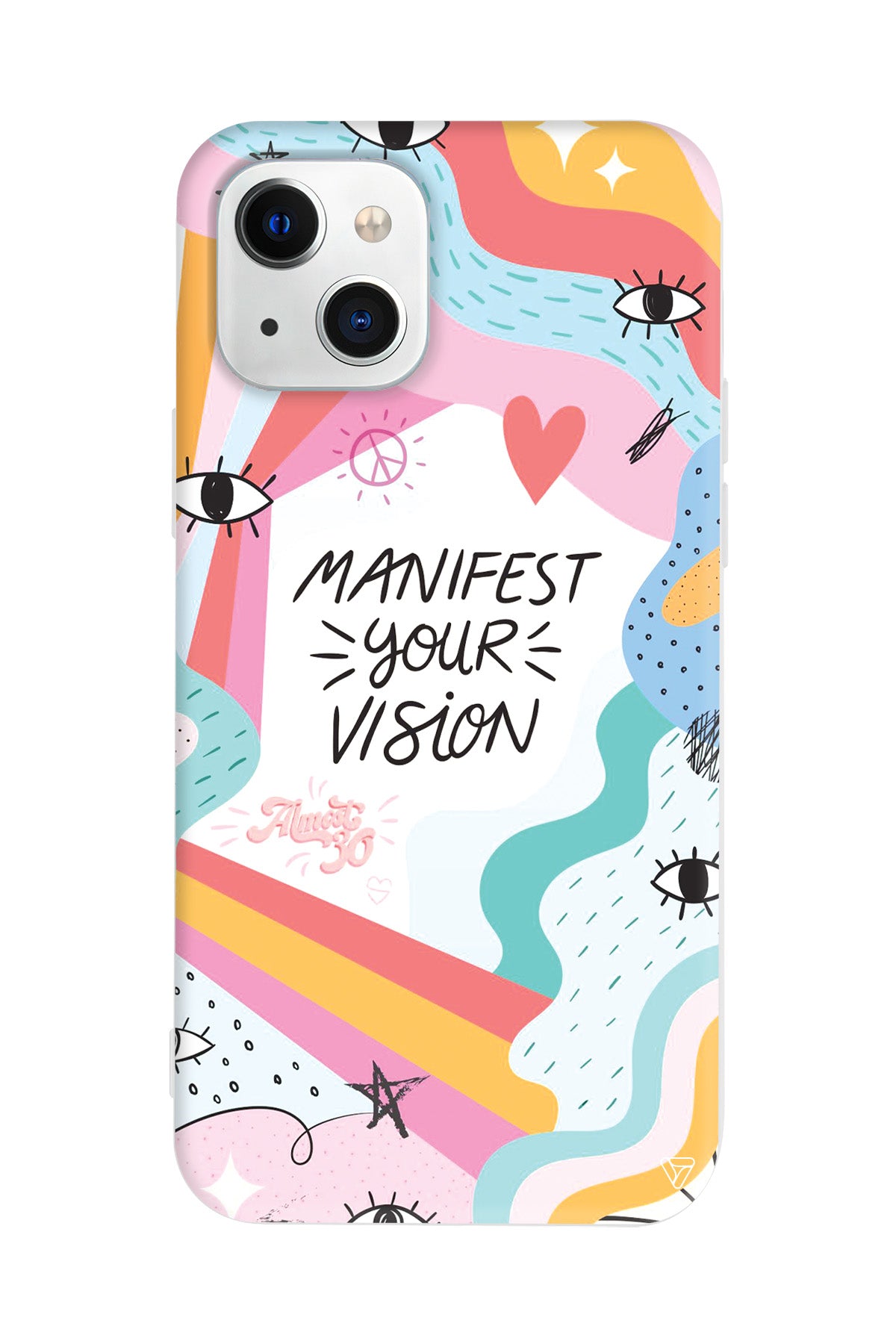 Manifest Your Vision Lansman Model İçi Kadife Silikon Telefon Kılıfı – Plus Serisine Özel