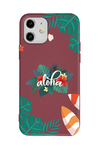 Summer Lansman Model İçi Kadife Silikon Telefon Kılıfı